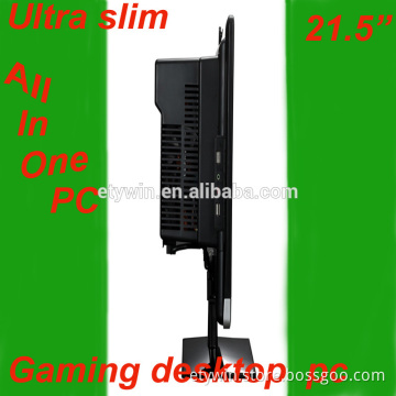 computer business desktops, all in one pc one plus one, gaming pc with 21.5"LED monitor home theater, case pc